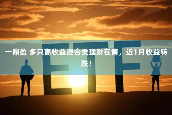一鼎盈 多只高收益混合类理财在售，近1月收益转跌！