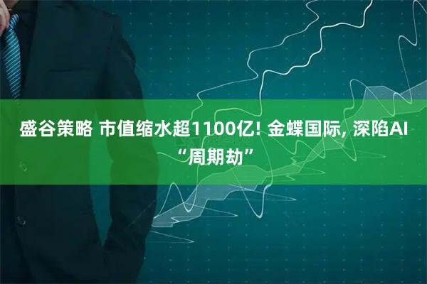 盛谷策略 市值缩水超1100亿! 金蝶国际, 深陷AI“周期劫”