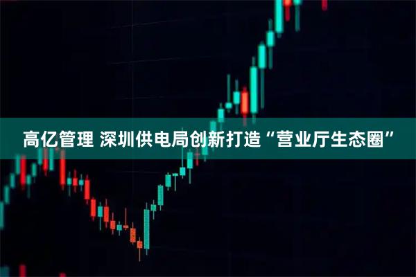 高亿管理 深圳供电局创新打造“营业厅生态圈”