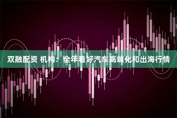 双融配资 机构：全年看好汽车高端化和出海行情