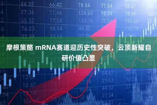 摩根策酪 mRNA赛道迎历史性突破，云顶新耀自研价值凸显